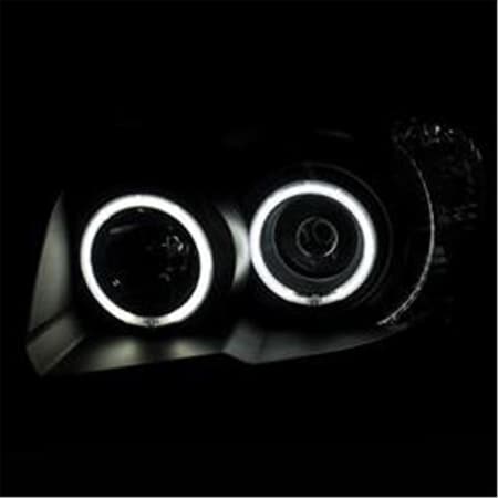 06-09 4 Runner Projector Headlights With U-Bar Black Clear